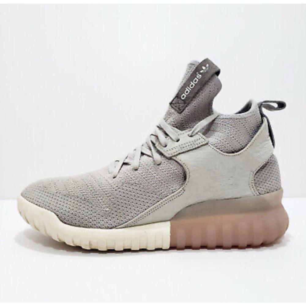 ADIDAS Tubular Men’s Sneakers X Primeknit S74931 Light Grey Granite Size 12
